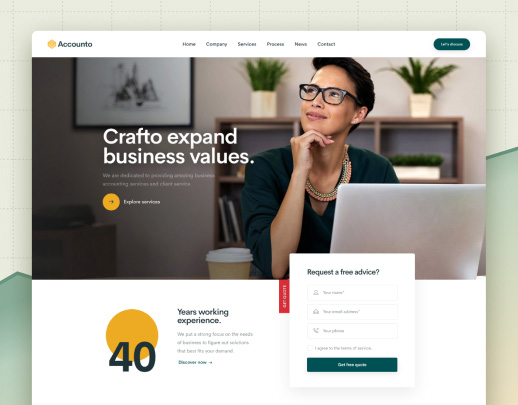 Accounting theme preview