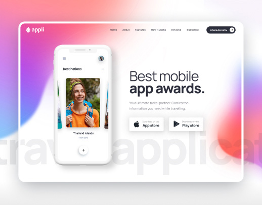 Application theme preview