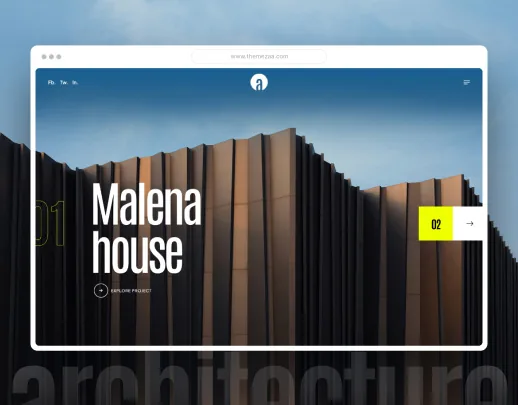 Ảnh xem trước theme Architecture