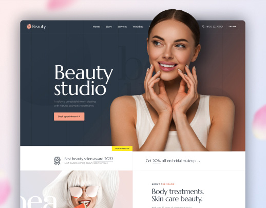 Beauty Salon theme preview