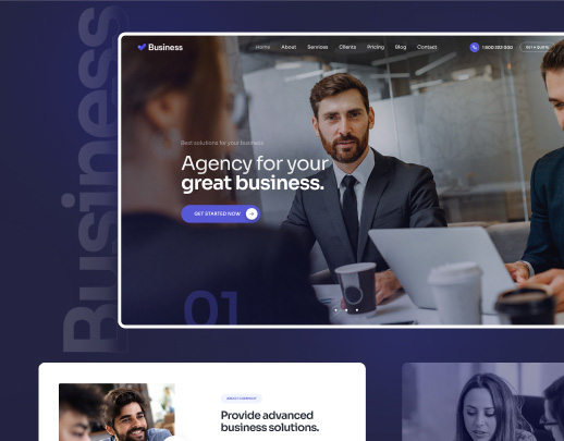 Business theme preview