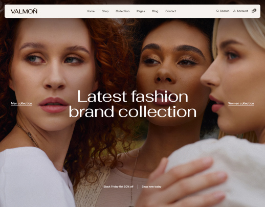 Clothing Store theme preview