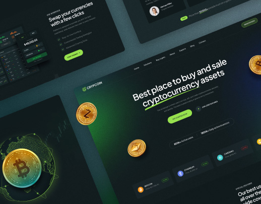 Cryptocurrency theme preview