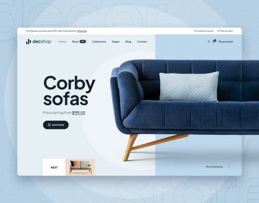 Decor Store theme preview