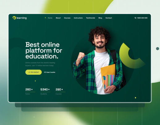 eLearning theme preview