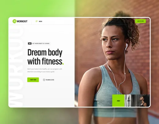 Ảnh xem trước theme Gym & Fitness