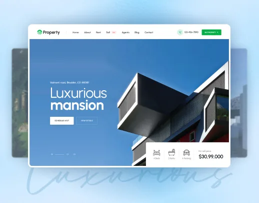 Ảnh xem trước theme Real Estate