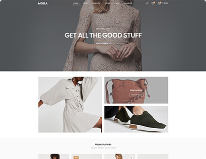 Molla – Fashion 6 theme preview