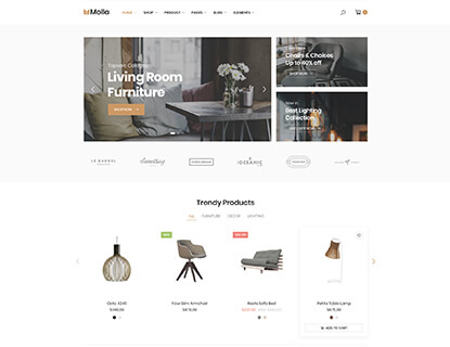 Molla – Furniture 2 theme preview