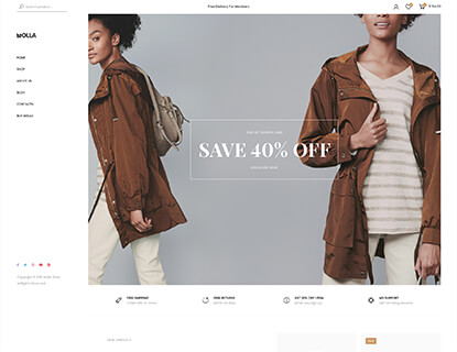 Molla – Fashion 9 theme preview