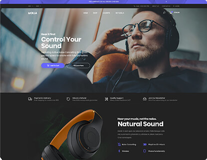 Molla – One Product theme preview