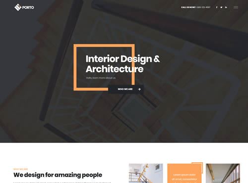 Porto · Architecture Interior theme preview