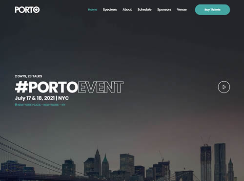 Porto · Event theme preview