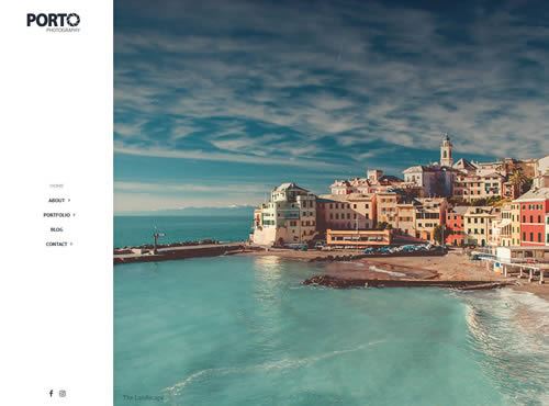 Porto · Photography 3 theme preview