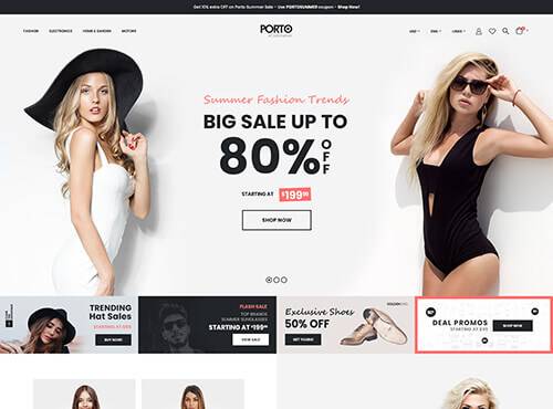 Porto – Fashion 3 theme preview